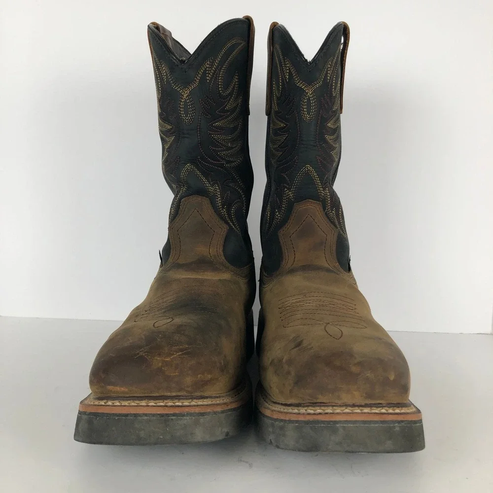 THOROGOOD Wellington Waterproof Work Boots Men's 10.5 EE Brown 814-4330  EH SR